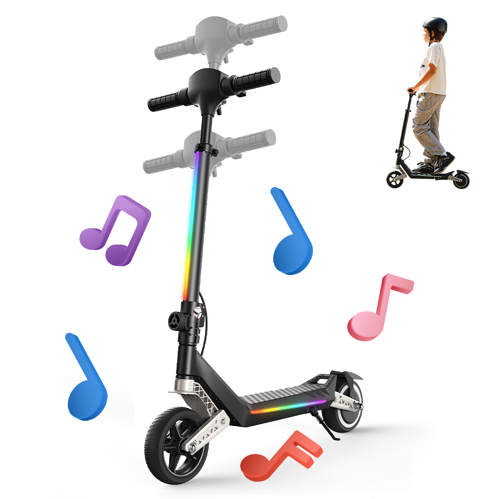 iScooter K6 Kids Electric Scooter | Dual Suspension, LED Display, Top Speed 9mph, Ages 6+
