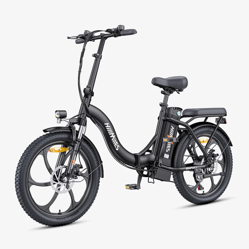 HillMiles MilePort 1 Fat Tyre Folding E-Bike 250W 15.5mph Top Speed EAPC