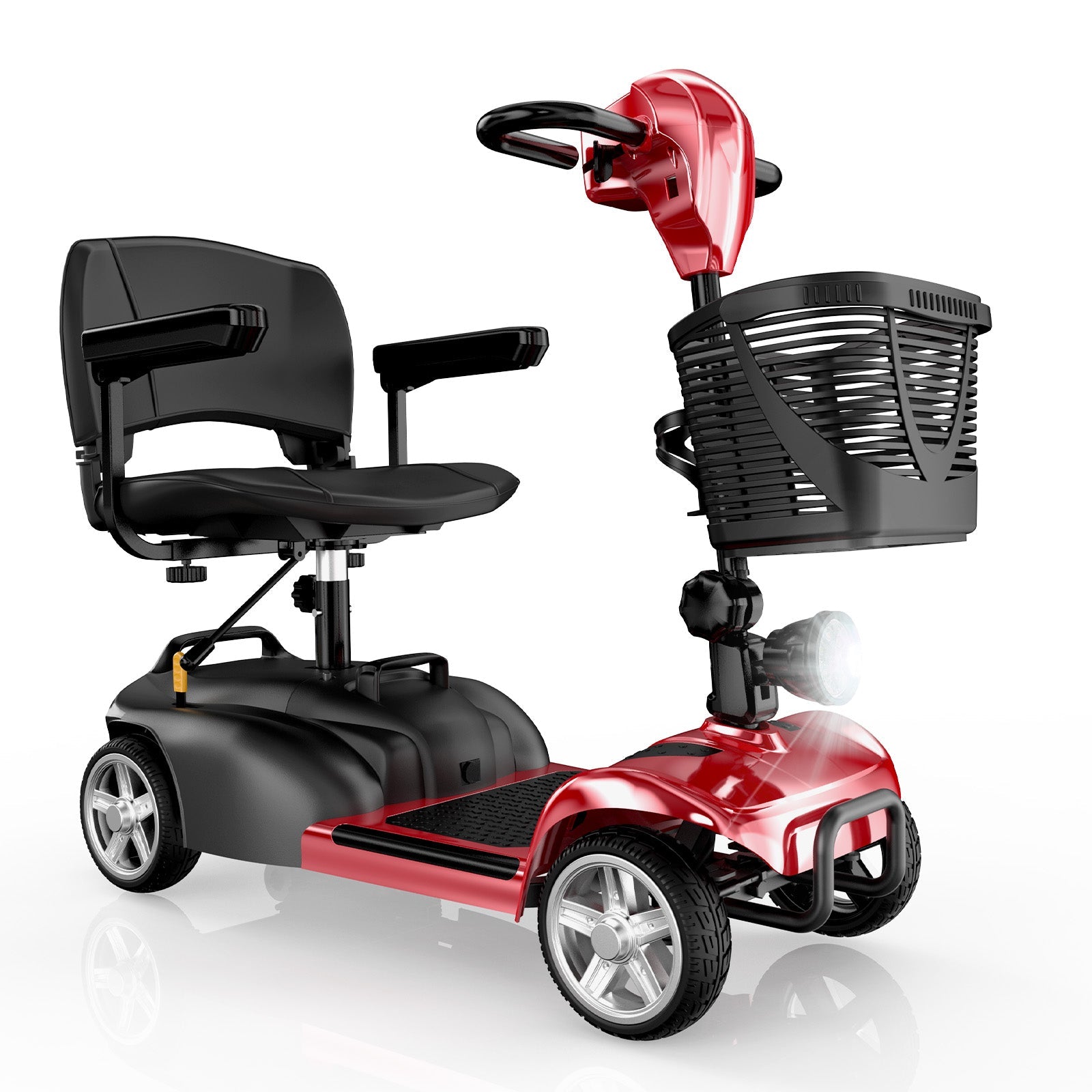 iScooter X02 Mobility Scooter | Folding, 250W, Top Speed 5mph, 12-Mile Range, Swivel Seat, UKCA Certified
