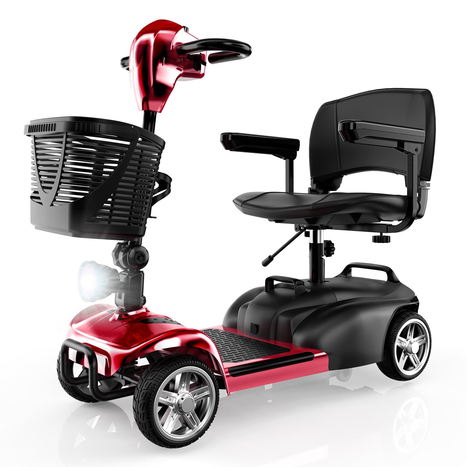 iScooter X02 Mobility Scooter | Folding, 250W, Top Speed 5mph, 12-Mile Range, Swivel Seat, UKCA Certified