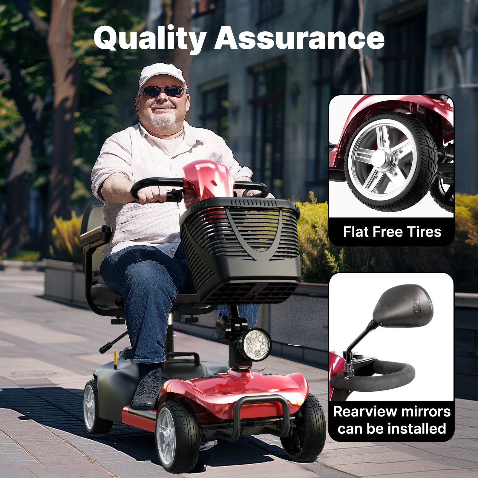iScooter X02 Mobility Scooter | Folding, 250W, Top Speed 5mph, 12-Mile Range, Swivel Seat, UKCA Certified