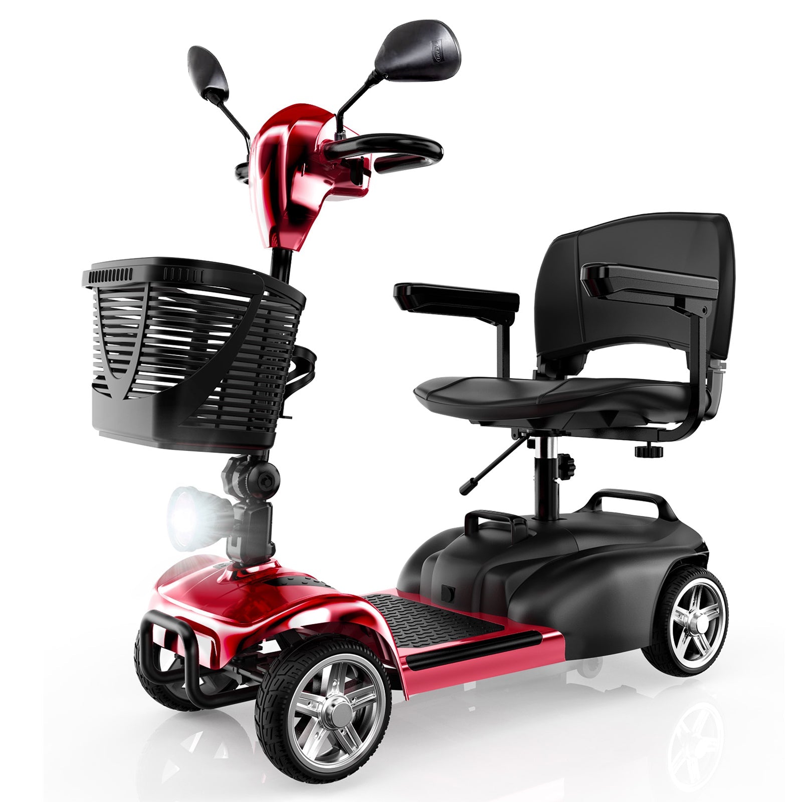 iScooter X02 Mobility Scooter | Folding, 250W, Top Speed 5mph, 12-Mile Range, Swivel Seat, UKCA Certified