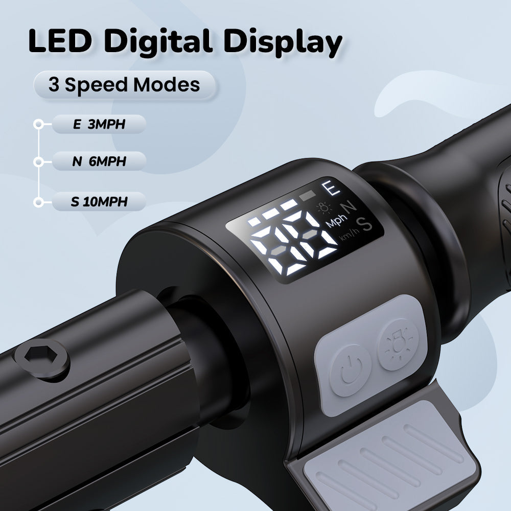 iScooter iK3Pro Kids Electric Scooter | Height-Adjustable, Colourful LED Lights, Top Speed 6mph, Ages 4+